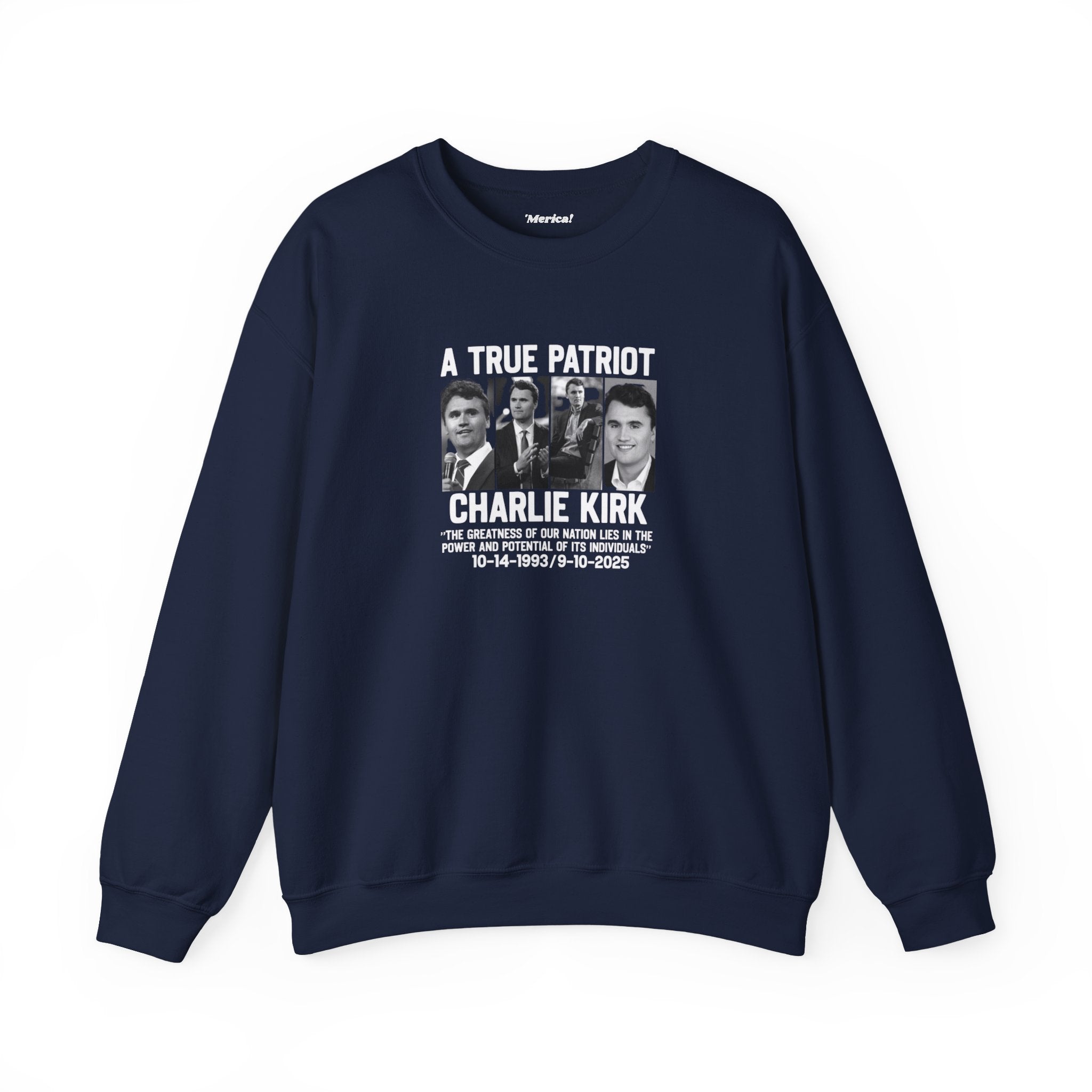 Charlie Kirk Tribute Sweatshirt