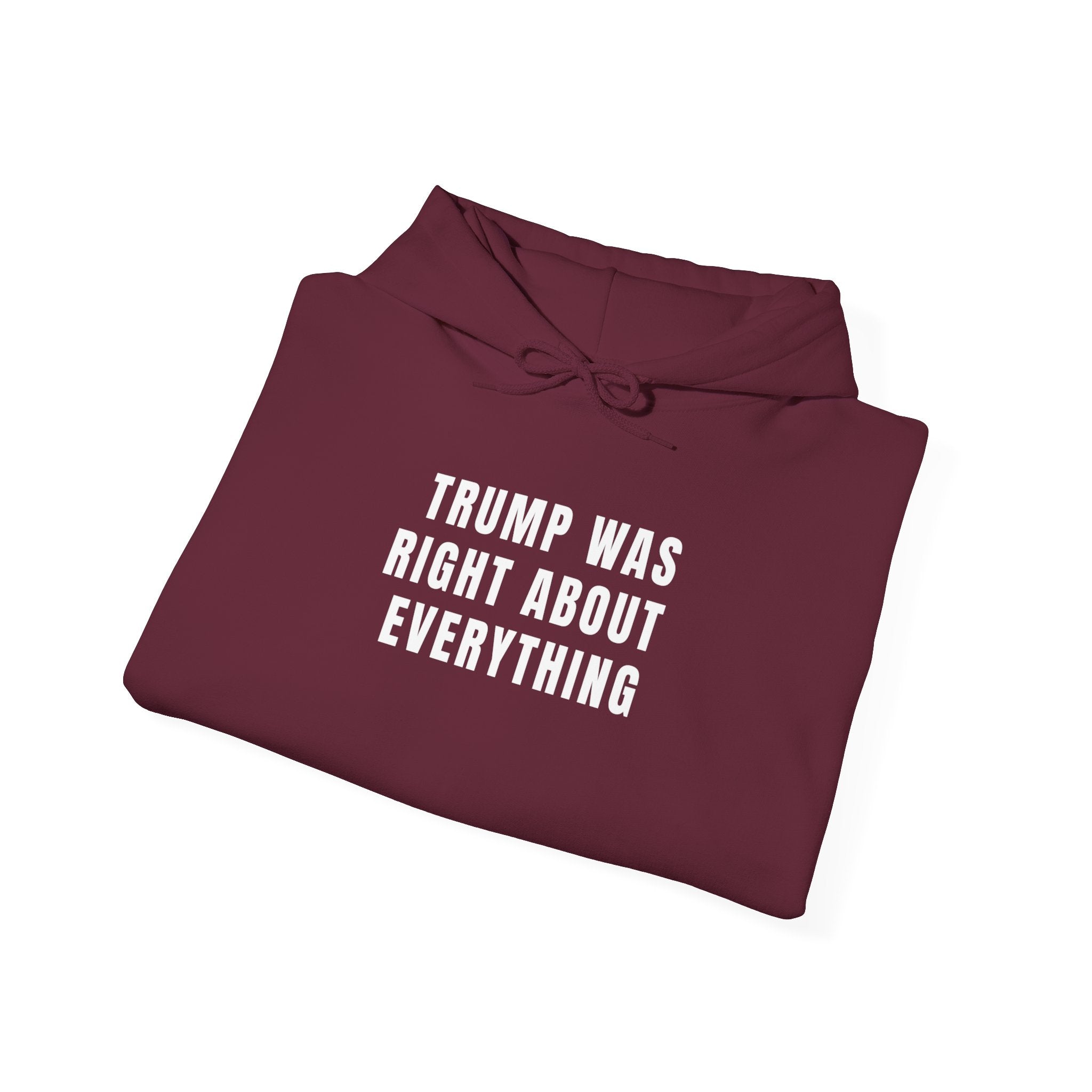 Trump Was Right Hoodie