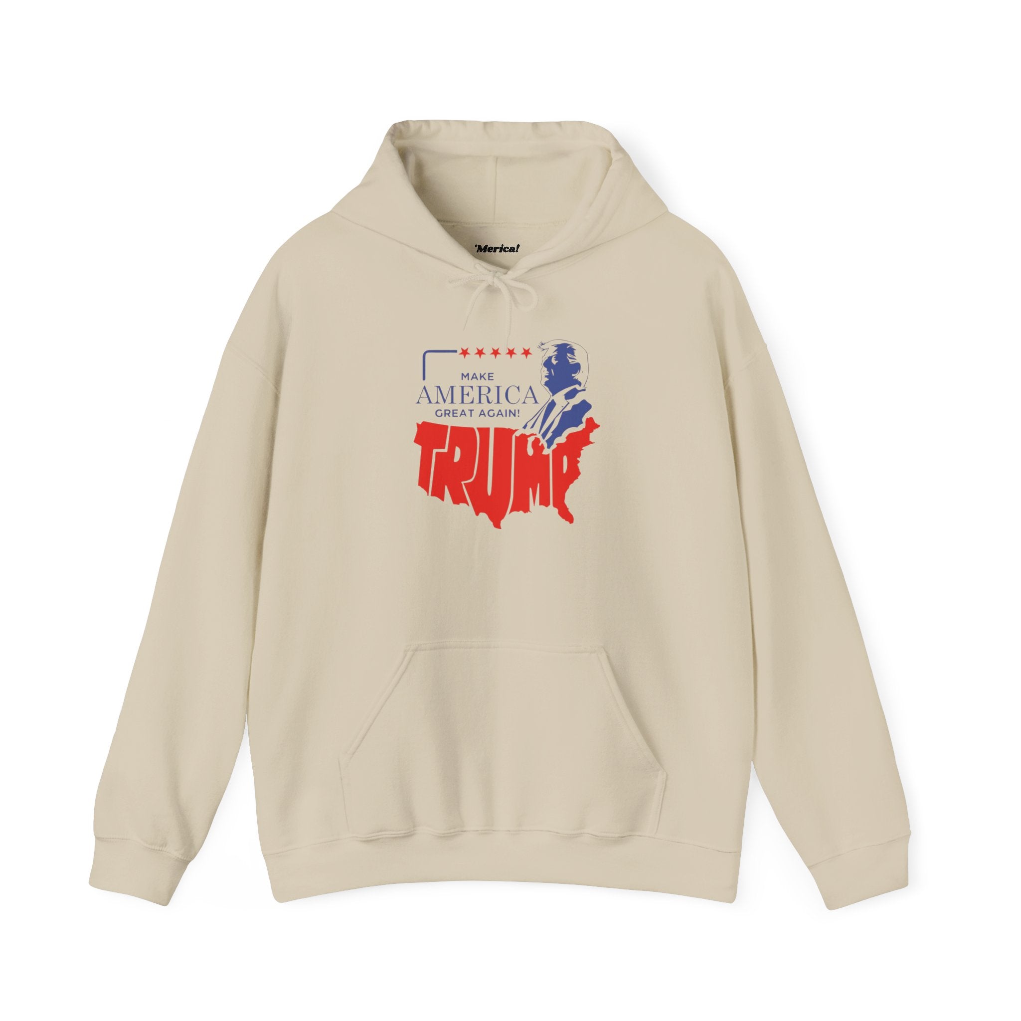 Patriotic Trump Hoodie Printify