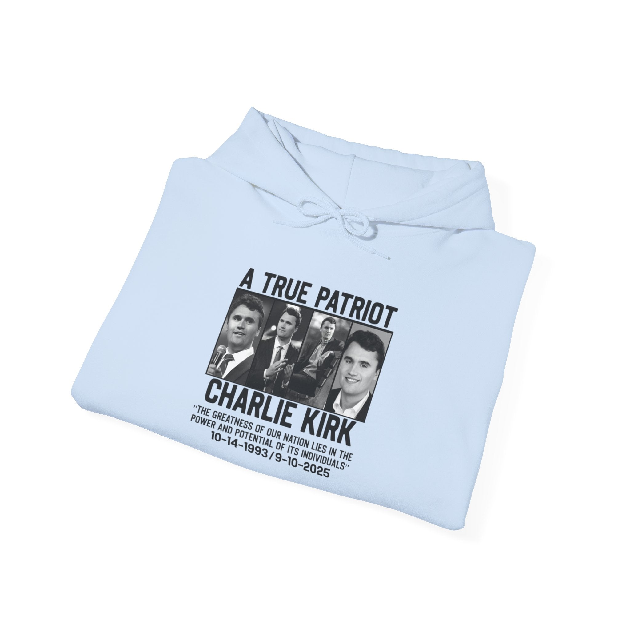 Charlie Kirk Tribute Hoodie Printify