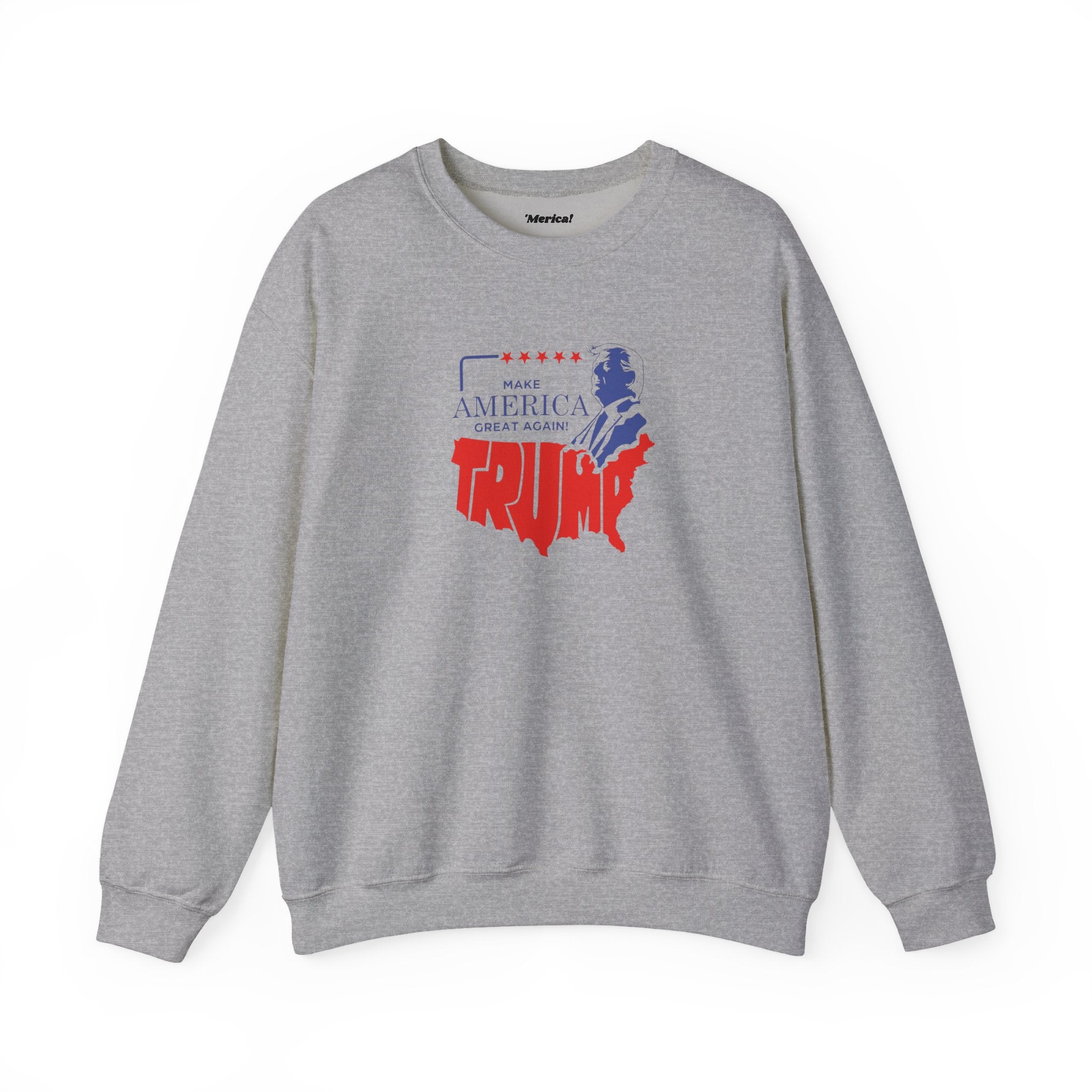 Patriotic Trump Sweatshirt Printify
