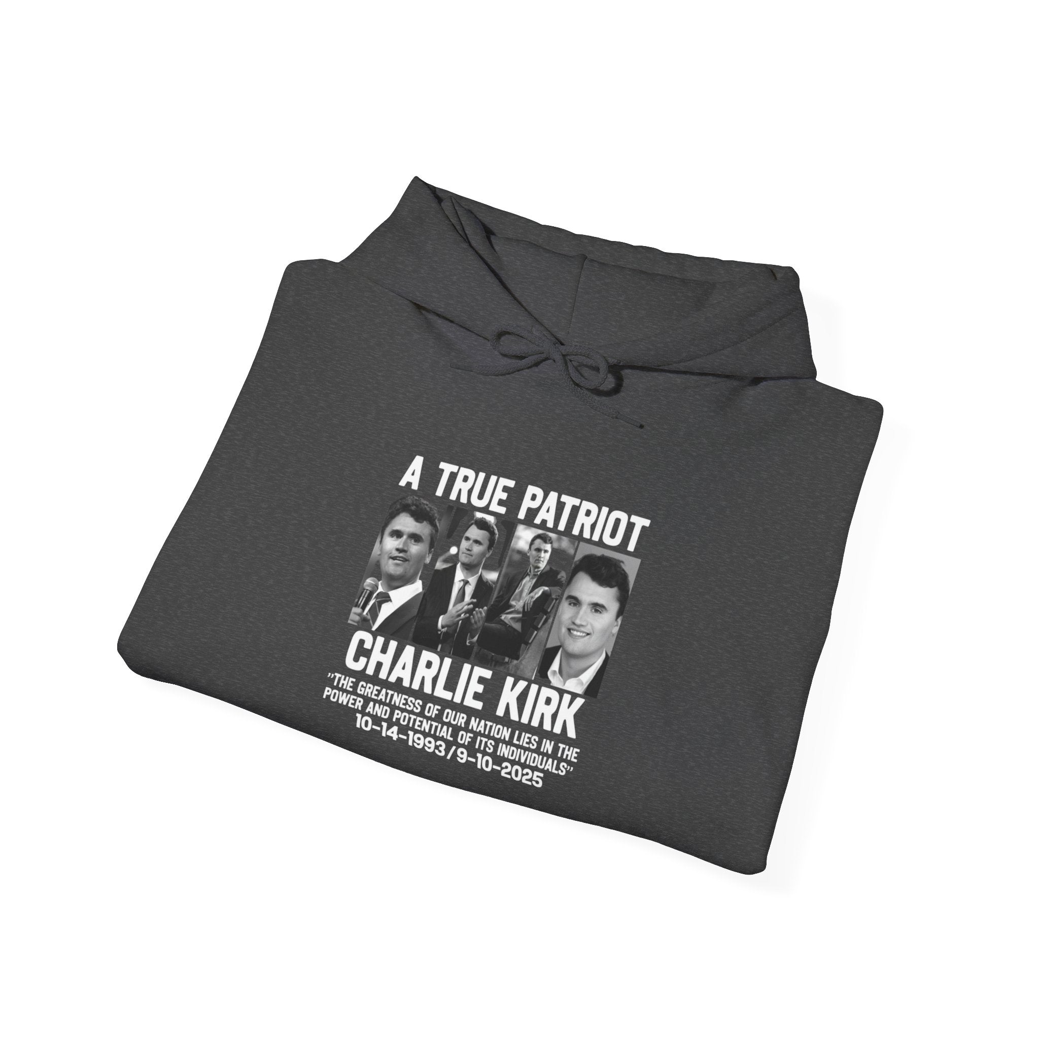 Charlie Kirk Tribute Hoodie Printify