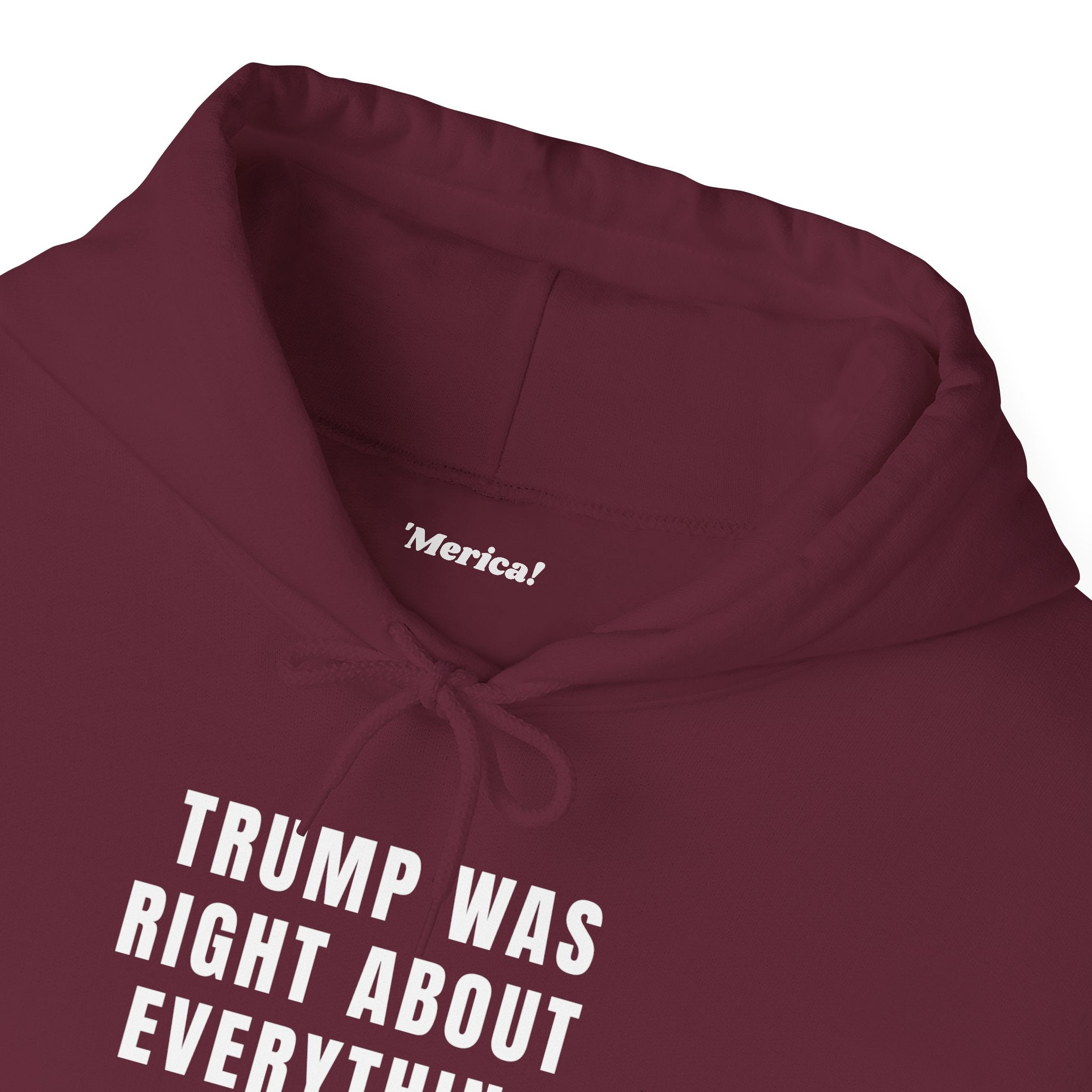 Trump Was Right Hoodie