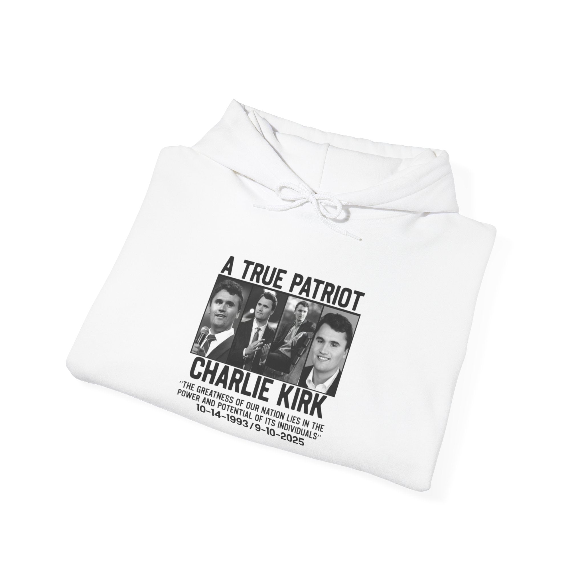 Charlie Kirk Tribute Hoodie Printify