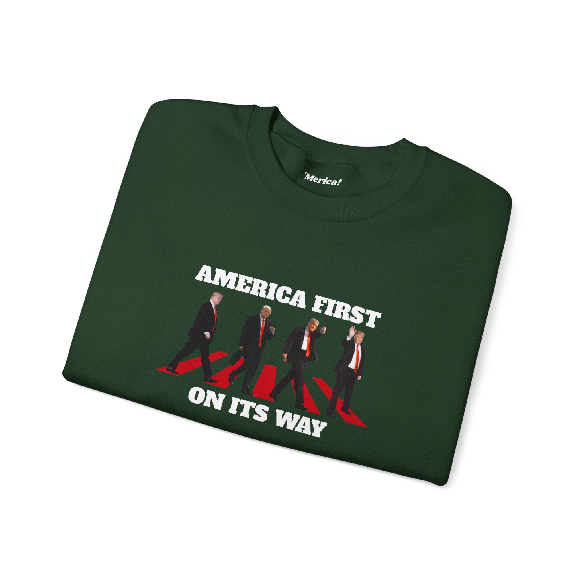 America First Sweatshirt Printify