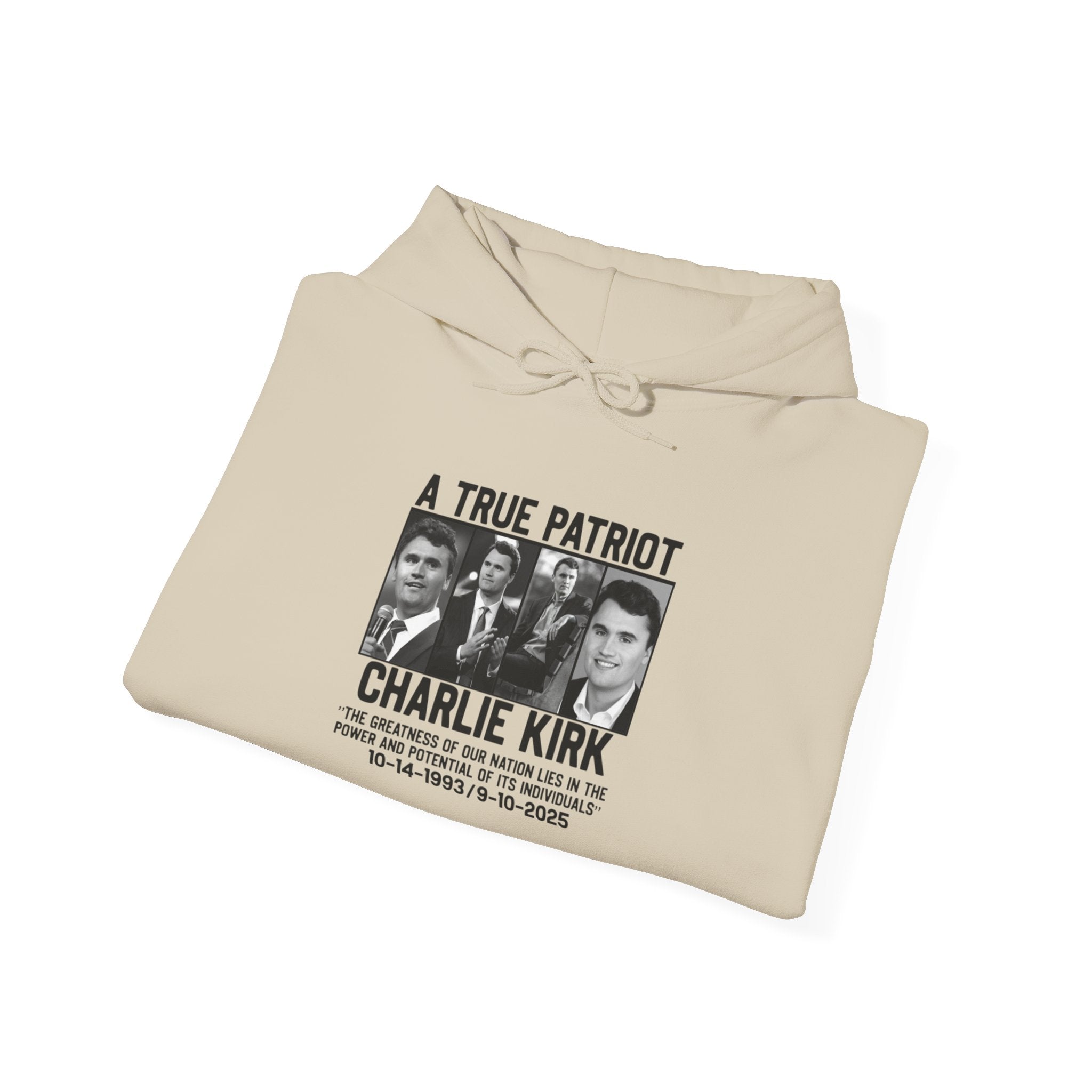 Charlie Kirk Tribute Hoodie Printify