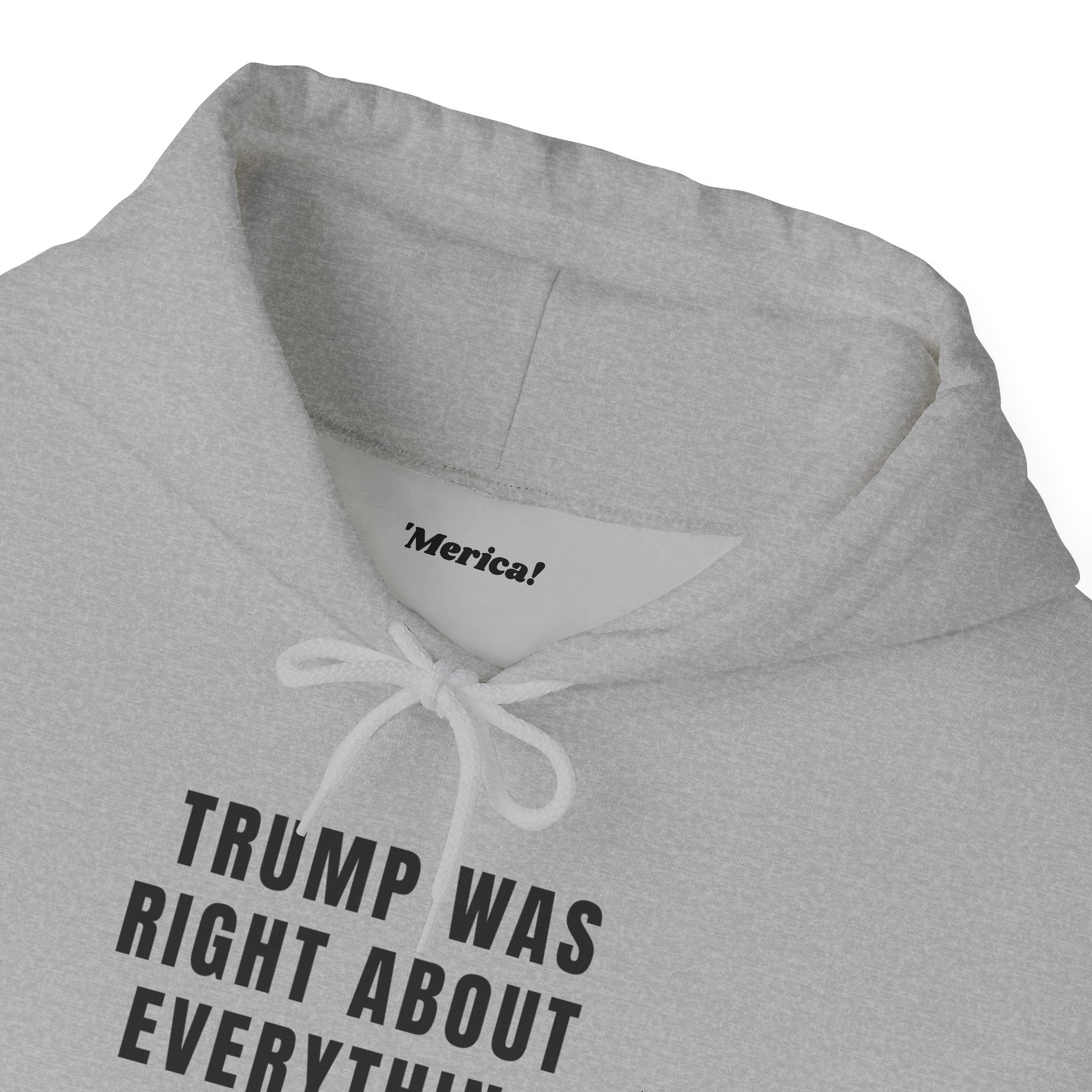 Trump Was Right Hoodie