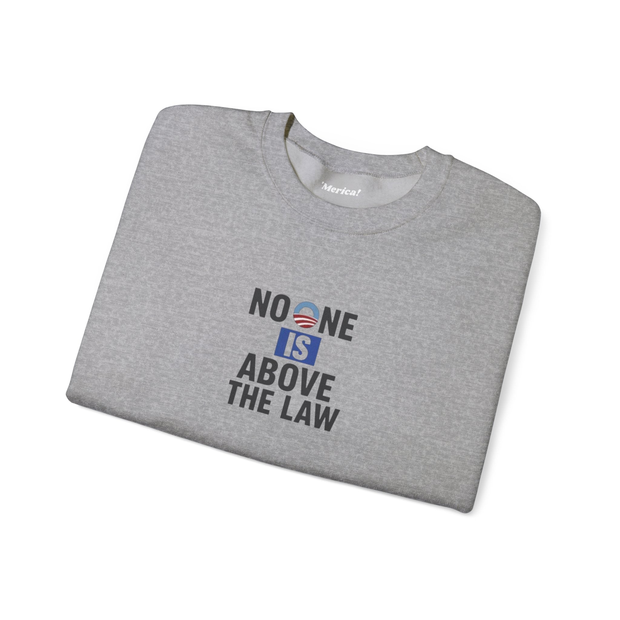 No One is Above the Law Sweatshirt