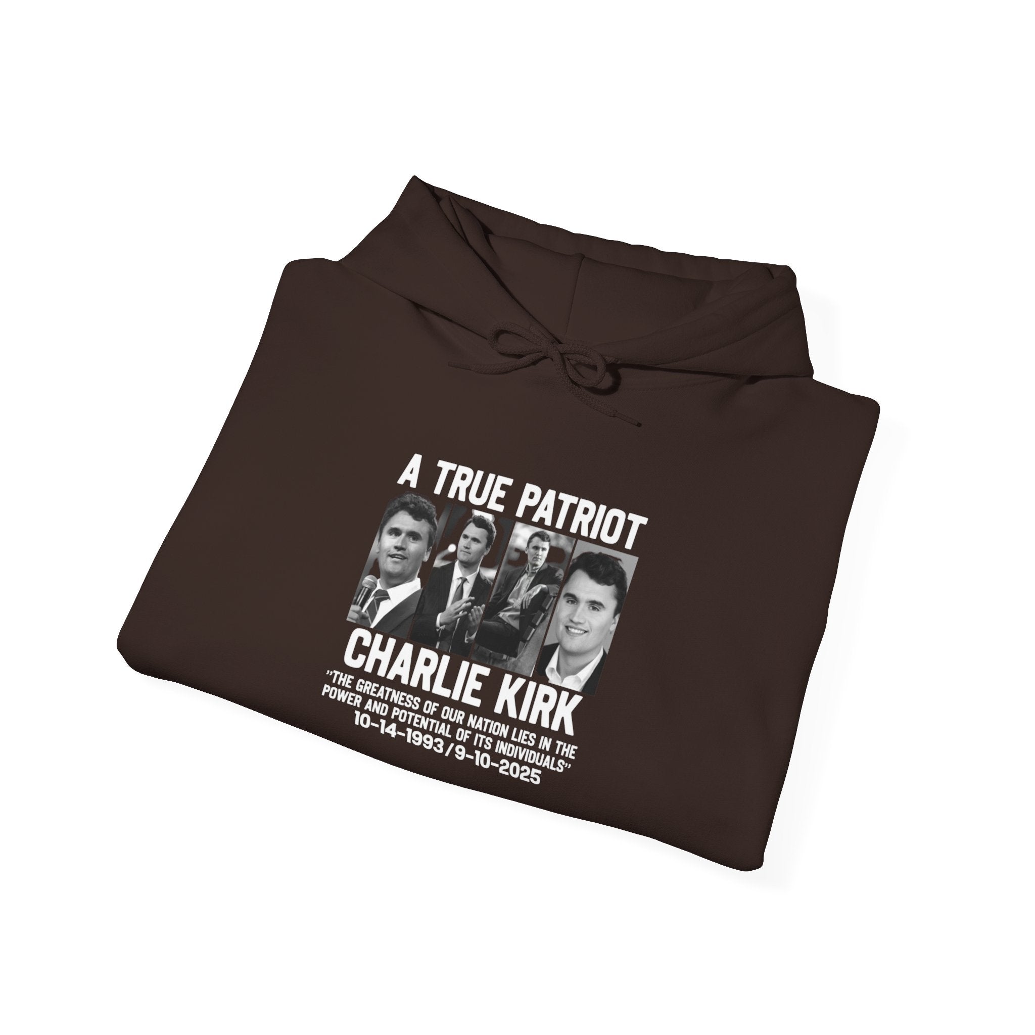 Charlie Kirk Tribute Hoodie Printify