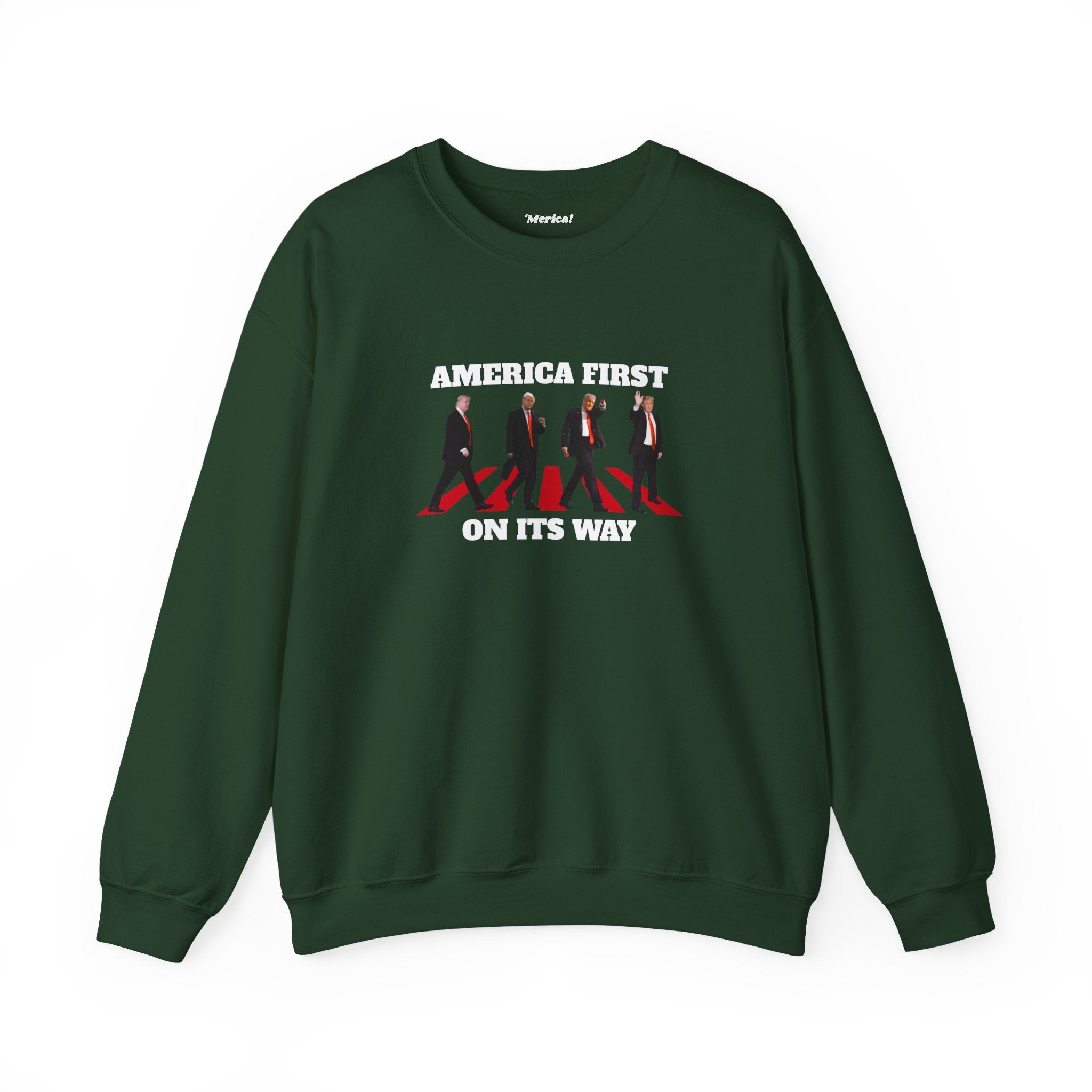 America First Sweatshirt Printify