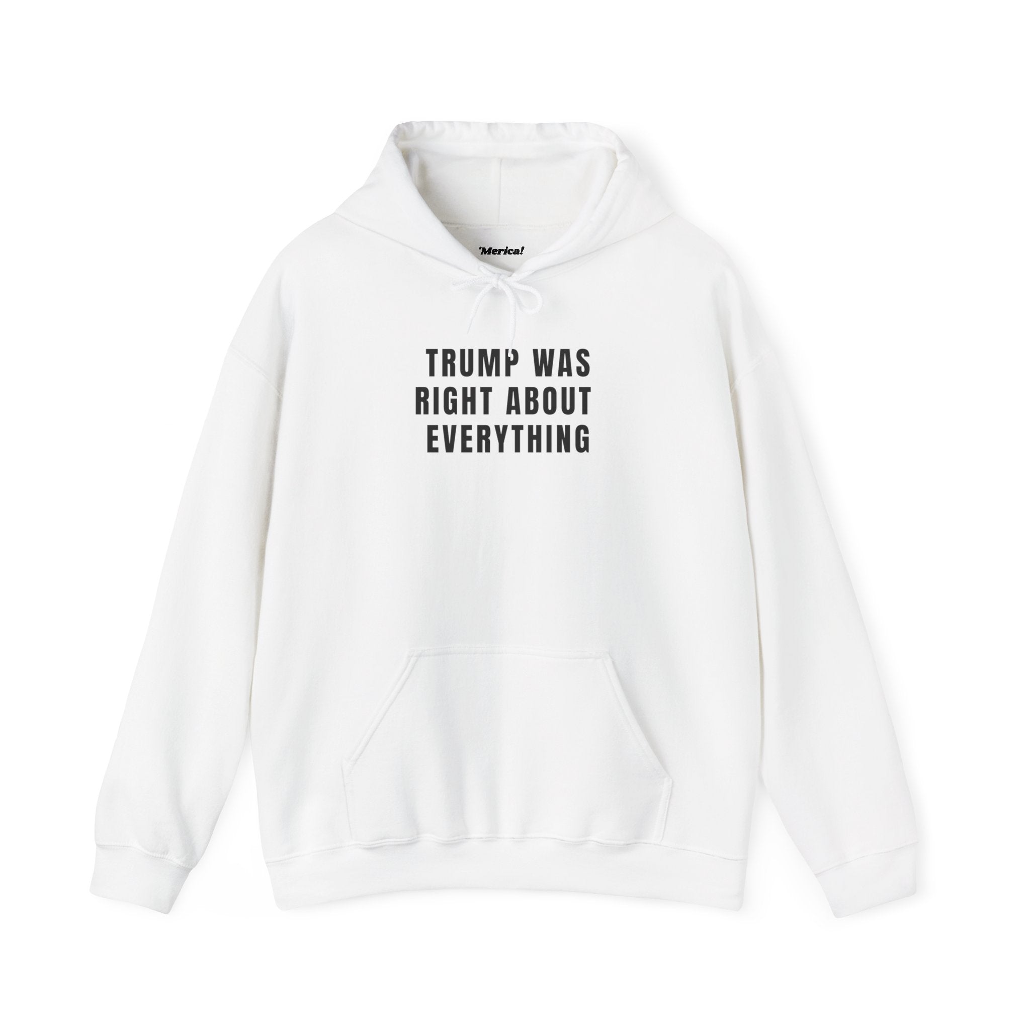 Trump Was Right Hoodie