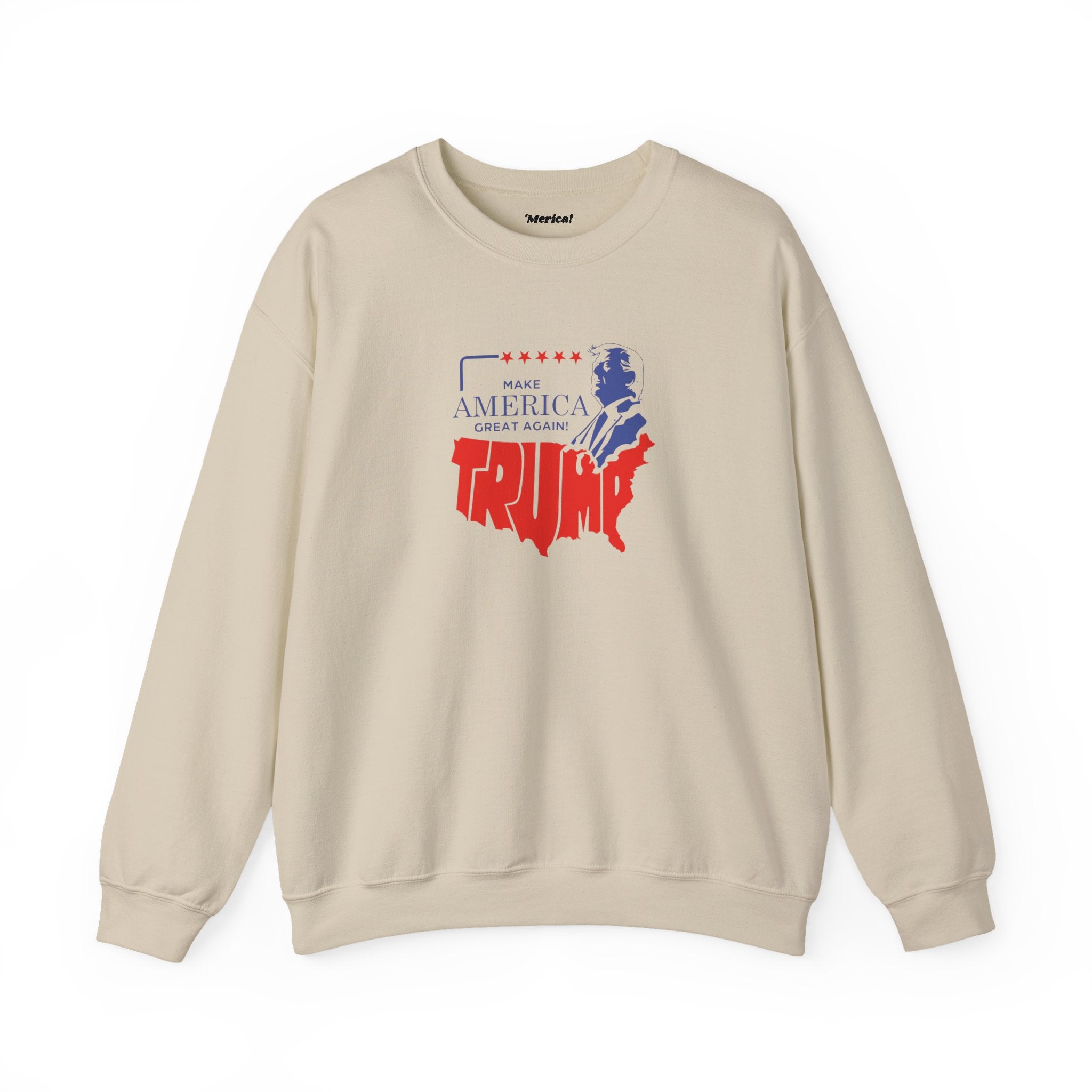 Patriotic Trump Sweatshirt Printify