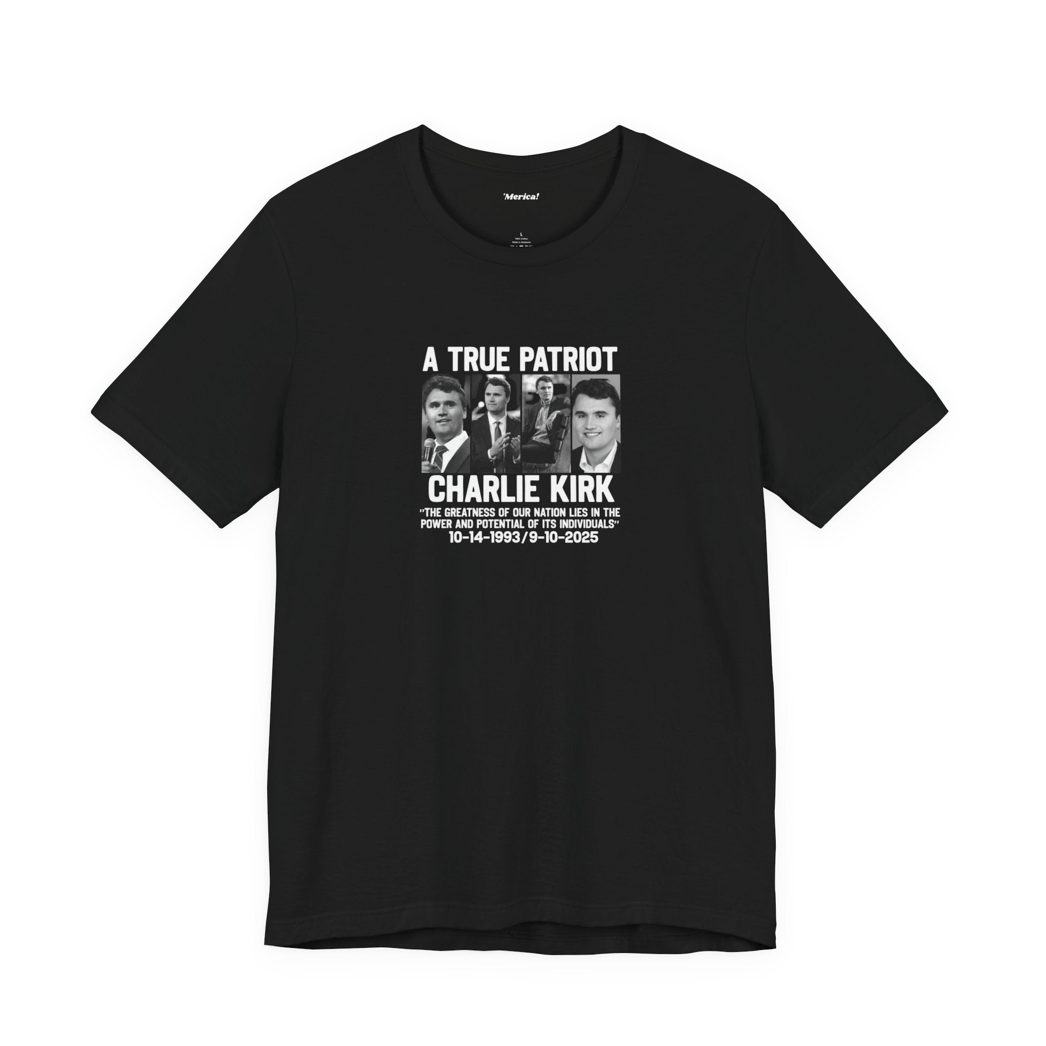 Charlie Kirk Tribute T-Shirt