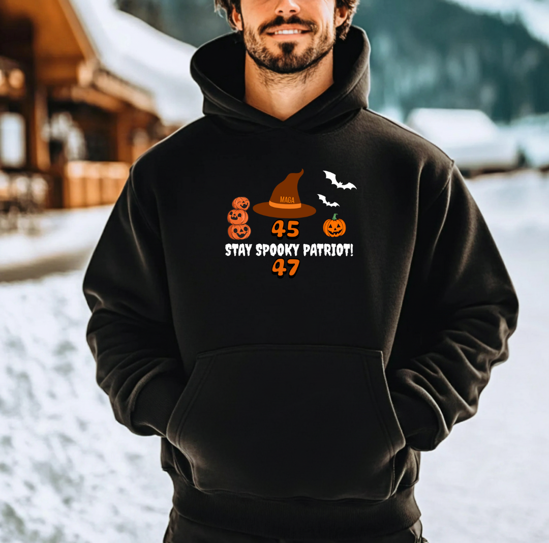 Spooky Patriot Hoodie Printify