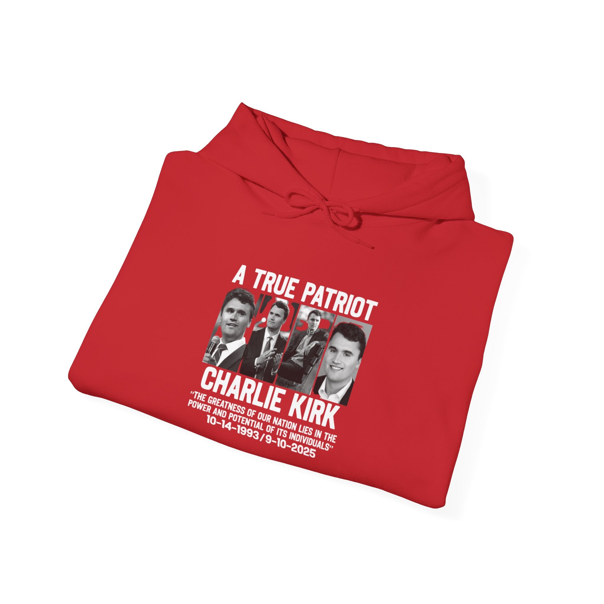 Charlie Kirk Tribute Hoodie Printify