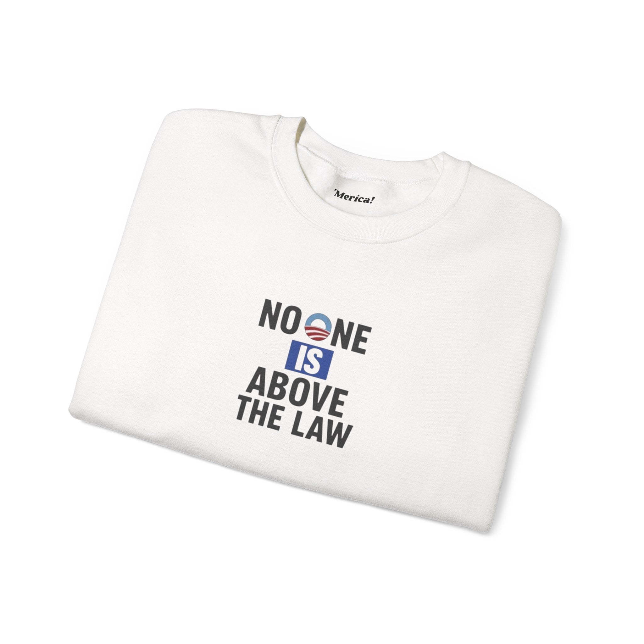 No One is Above the Law Sweatshirt