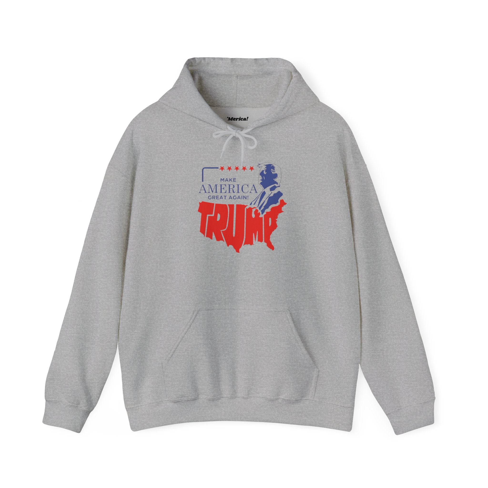 Patriotic Trump Hoodie Printify