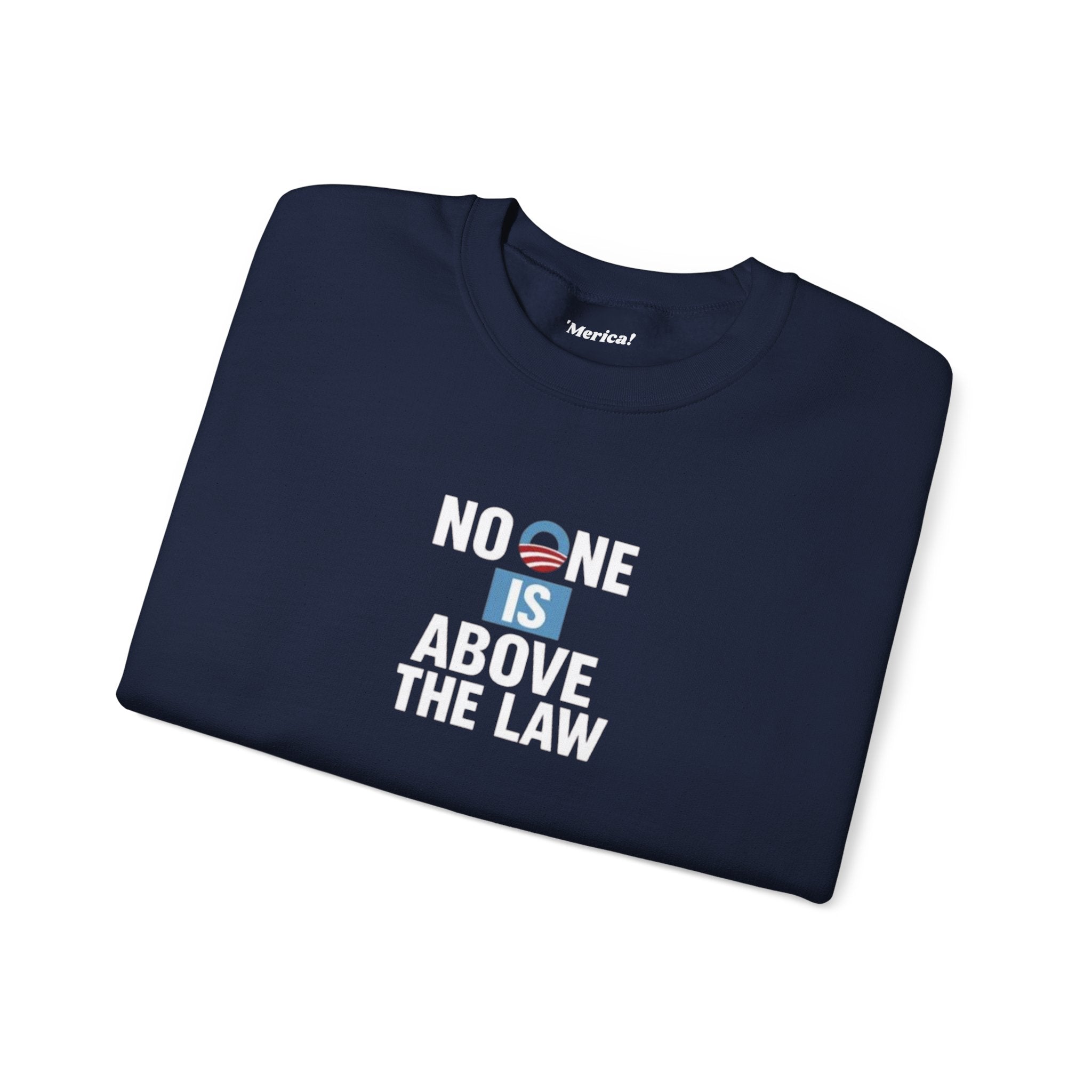 No One is Above the Law Sweatshirt
