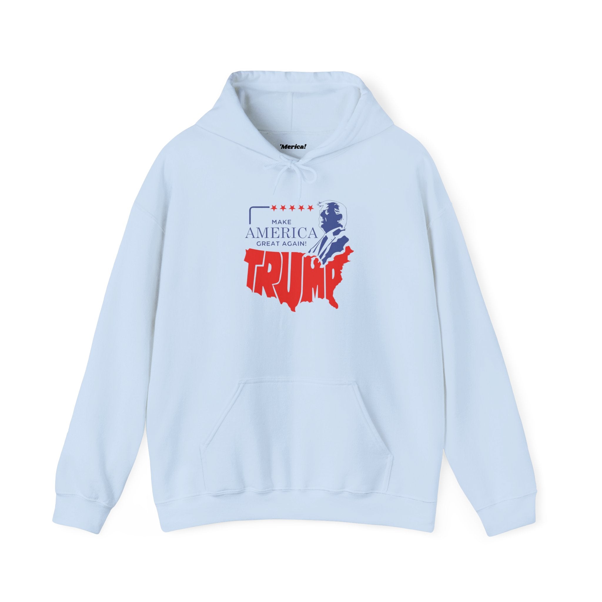Patriotic Trump Hoodie Printify