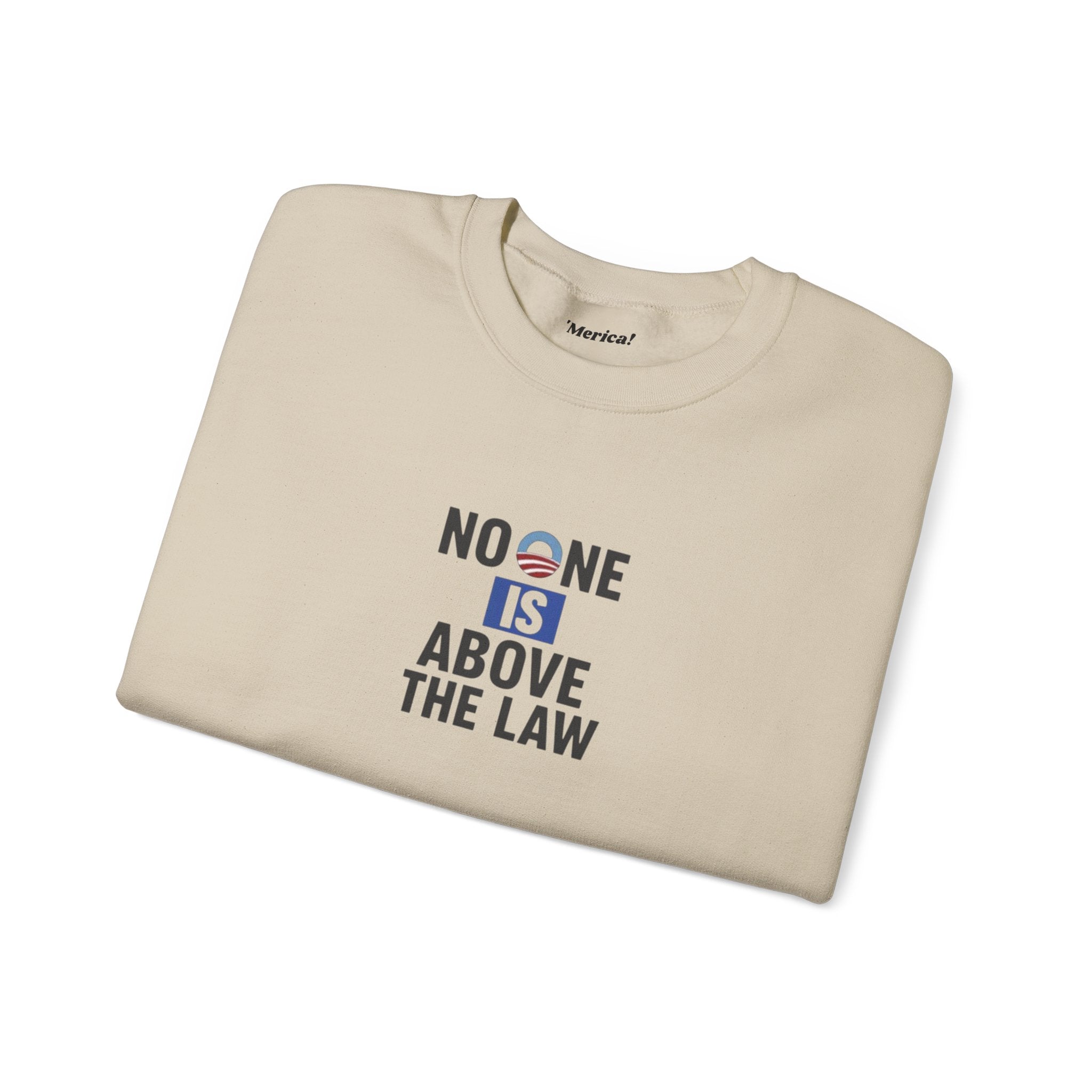 No One is Above the Law Sweatshirt