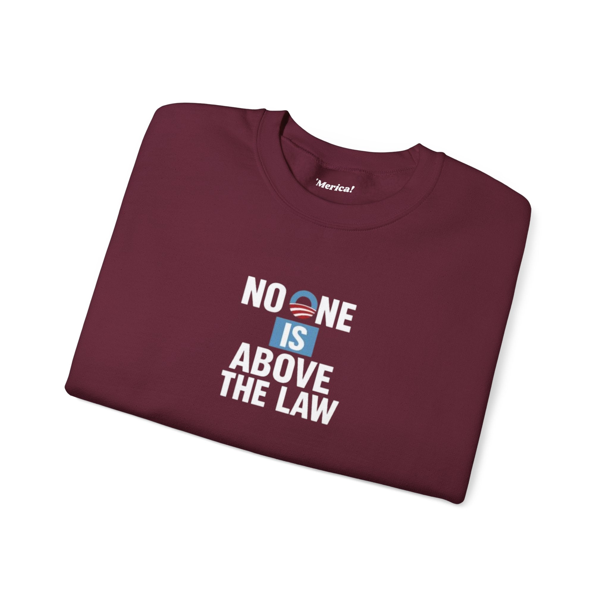 No One is Above the Law Sweatshirt