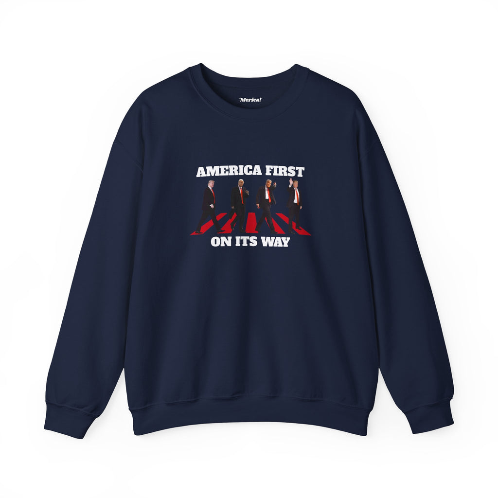 America First Sweatshirt Printify