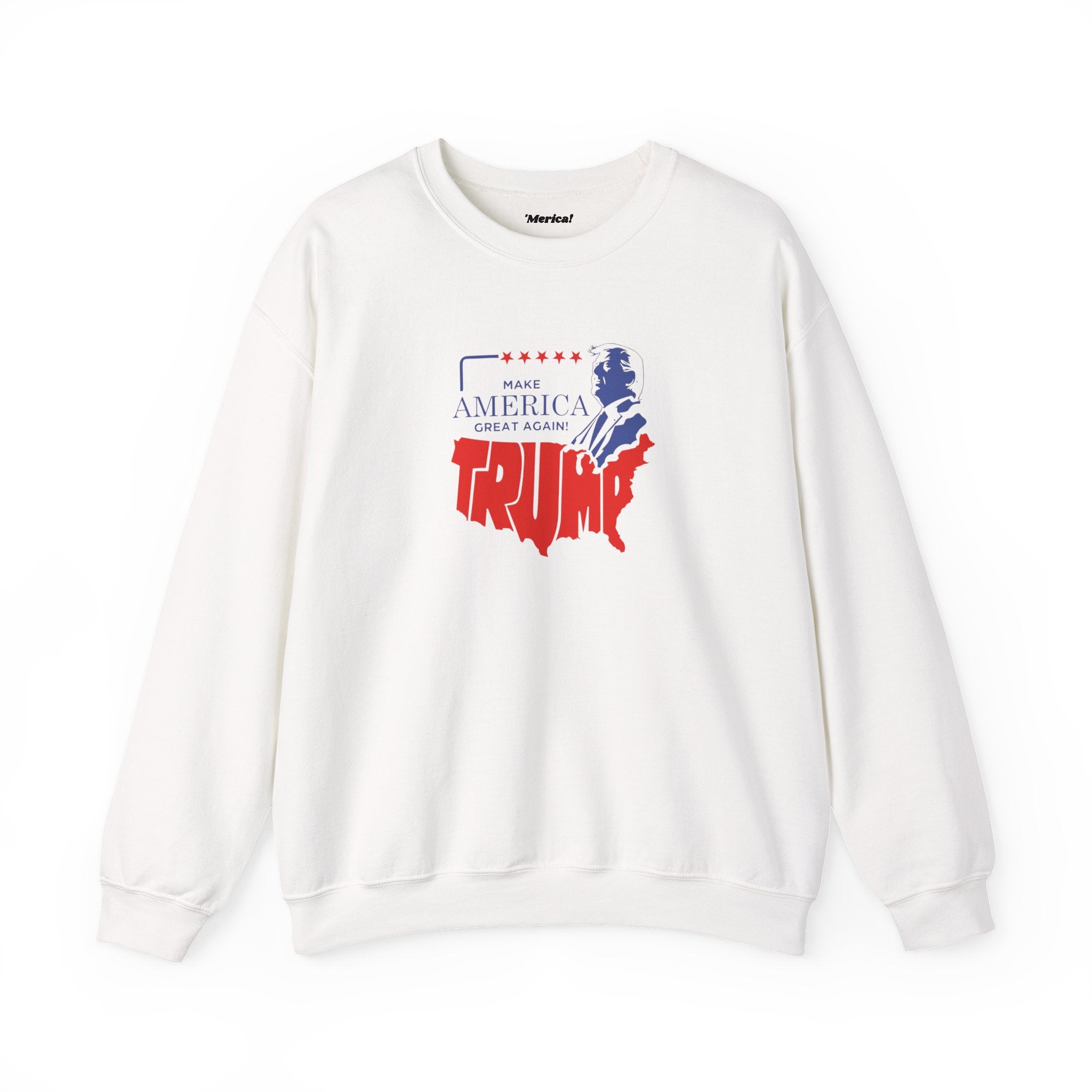 Patriotic Trump Sweatshirt Printify