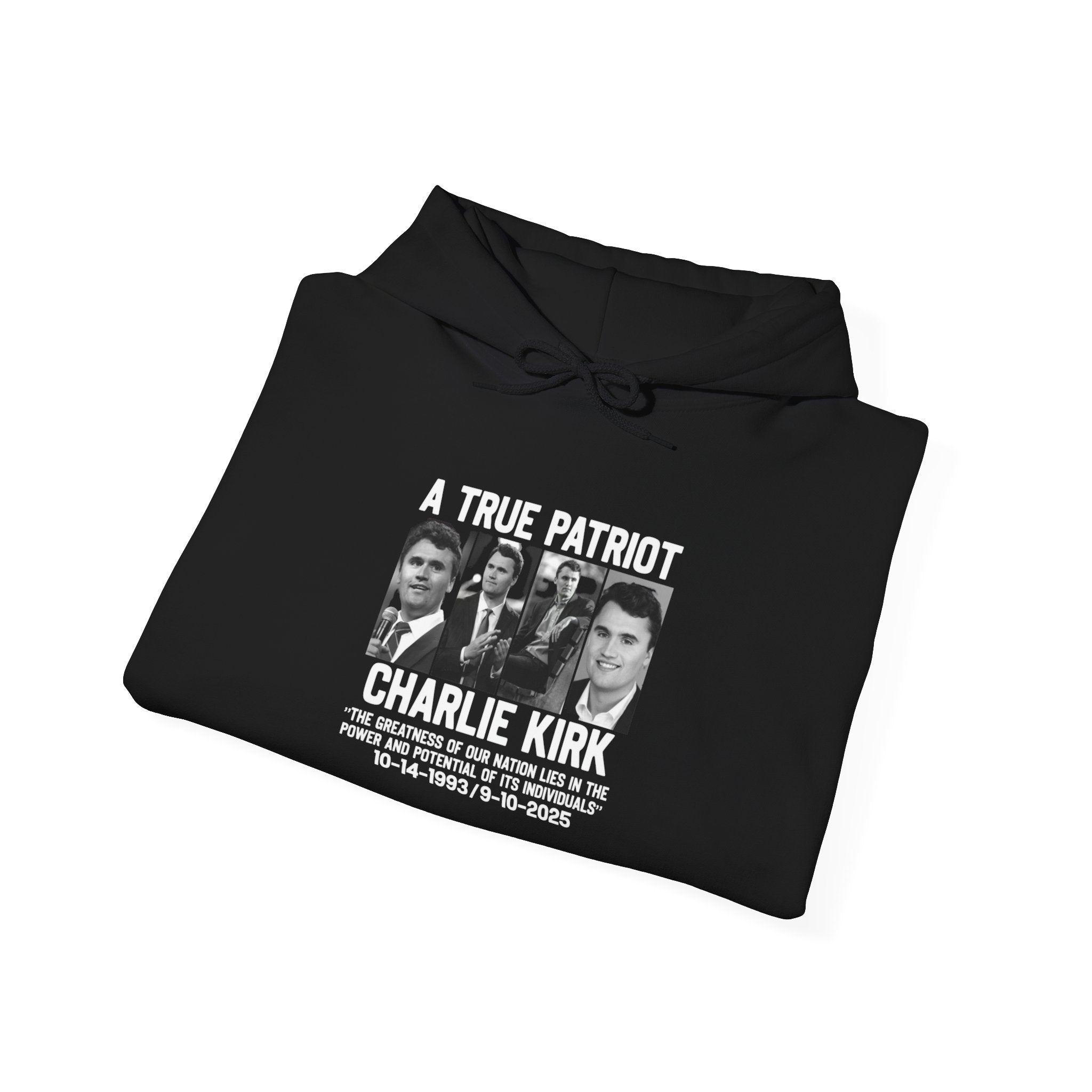 Charlie Kirk Tribute Hoodie Printify